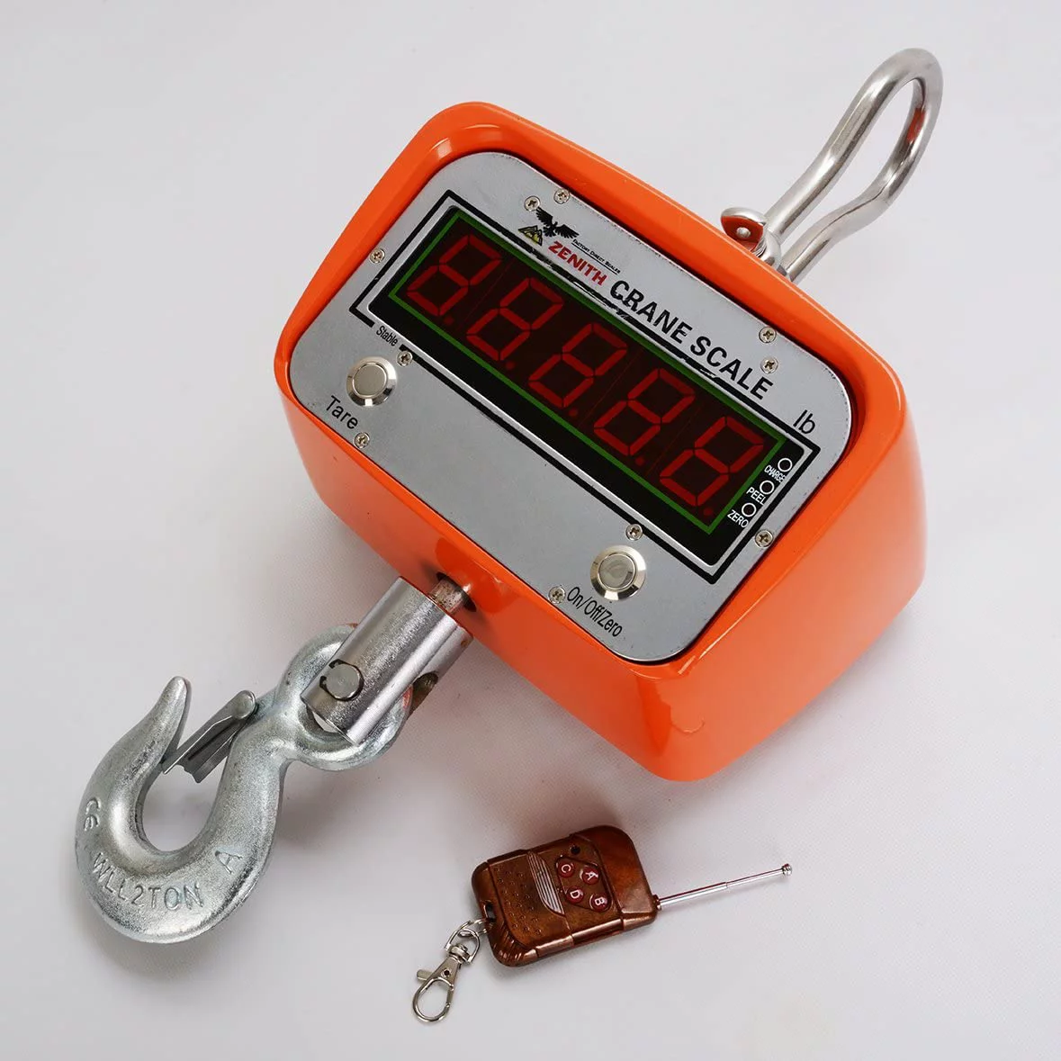 Optima Scales OP-925A-6000 Heavy-Duty Crane Scale - 6000 lbs x 2 lb. LED Display