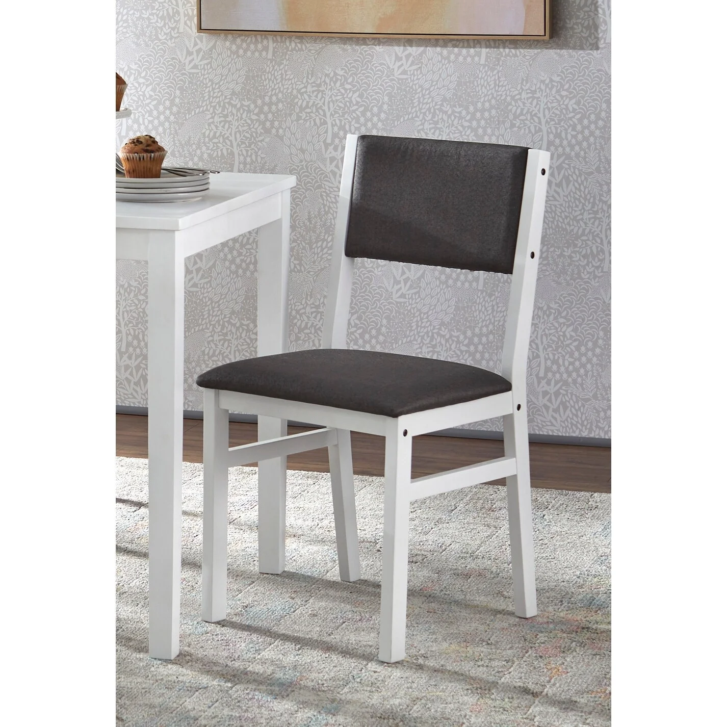 Simple Living  Jules 5-piece Solid Wood Dining Set White