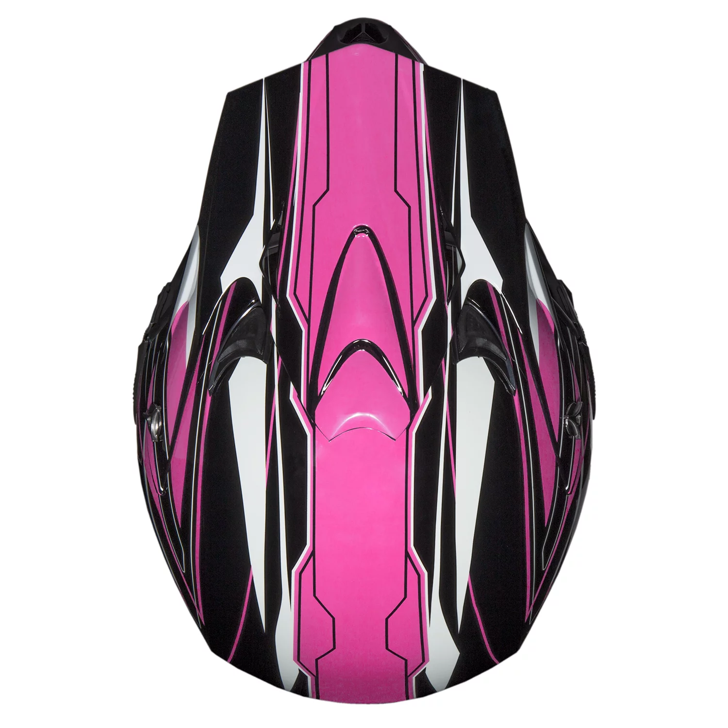 Raider Motocross RX1 Adult Dirt Bike Helmet DOT Approved - Pink - Medium