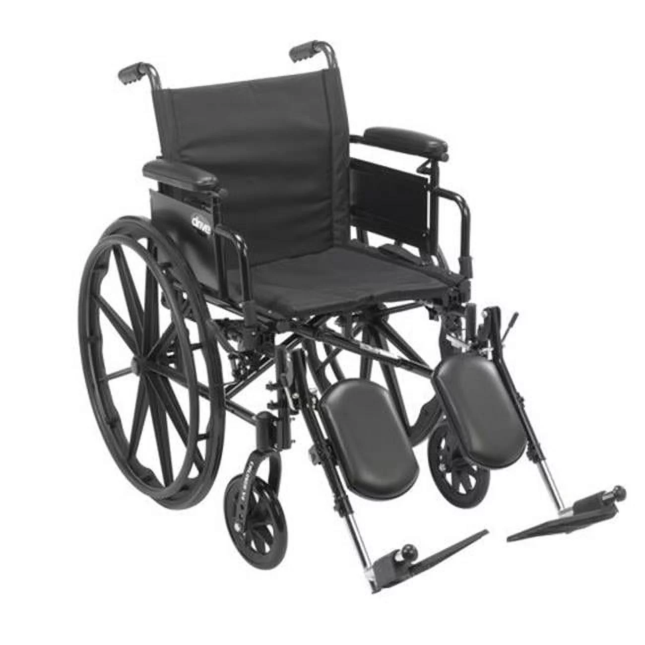18 in. Cruiser X4 Lightweight Dual Axle Wheelchair with Adjustable Detachable Desk Arms & Elevating Leg Rests