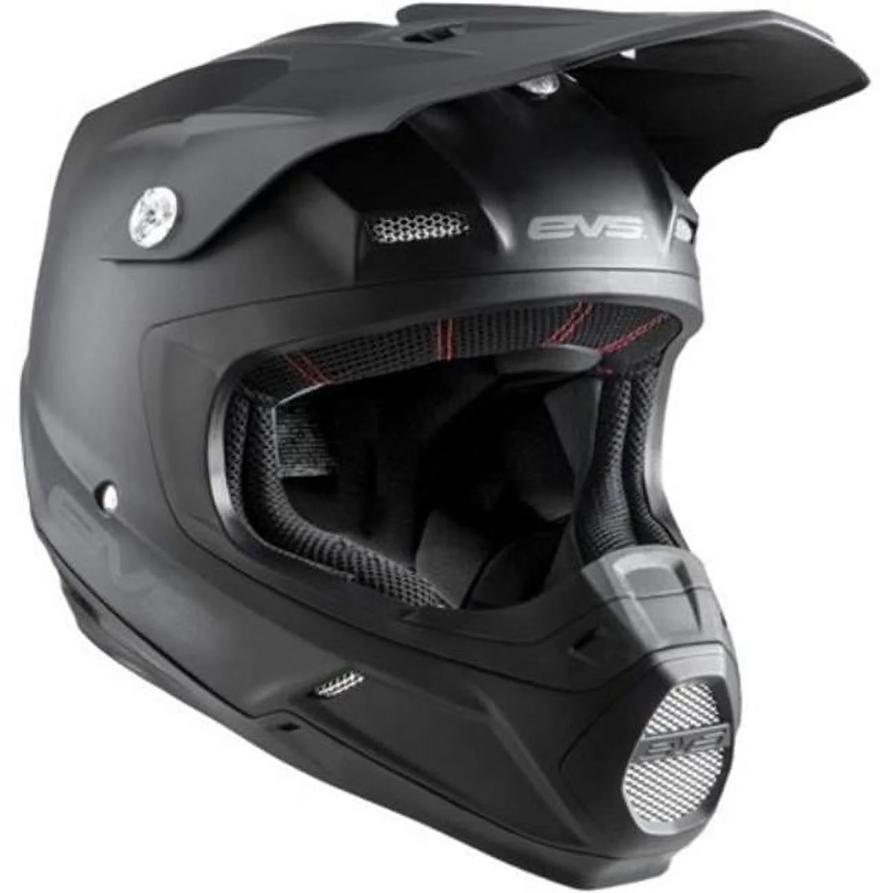 EVS T5 Solid MX Offroad Helmet Matte Black XXL