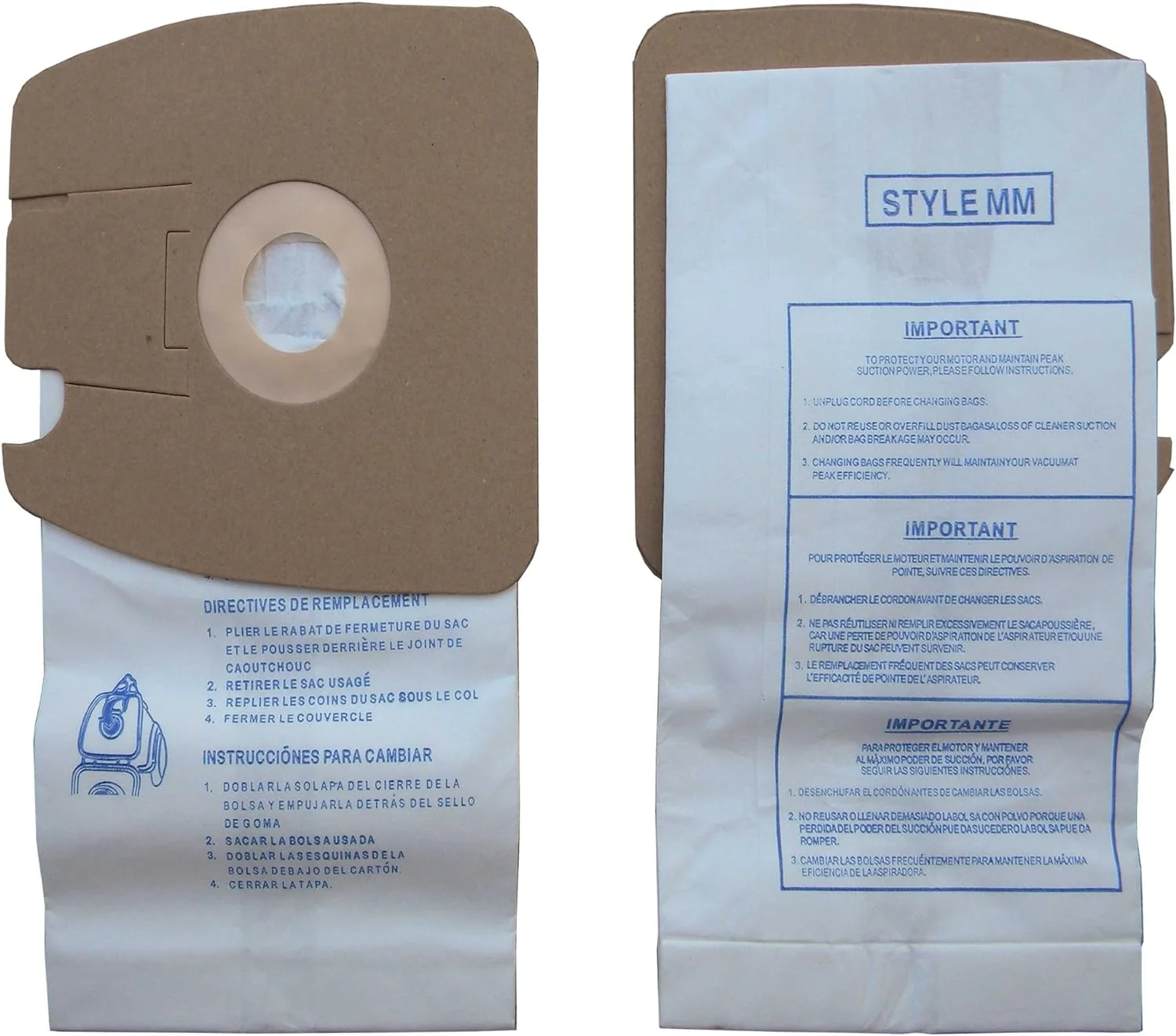 20 Compatible with Eureka style mm commercial bags allergy mighty mite vacuum, canister limited, Compatible with Sanitaire vacuum cleaners, 3670, 3680, 3690, 602695, 60295b, 60295-12, 60296, 60296-12(