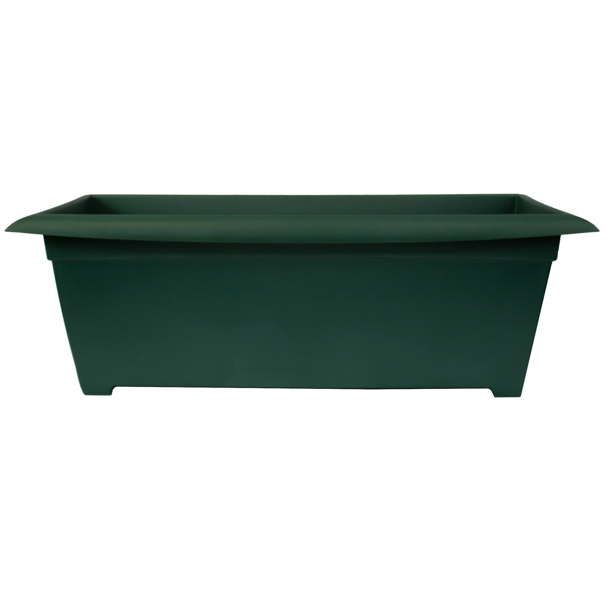 Bloem 27-in Wide Dayton 100% Recycled Plastic Deck Box Planter - Turtle Green
