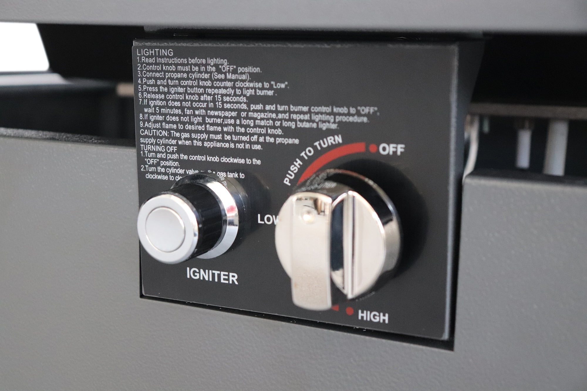 DremFaryoyo Living Source International 42  Smoked Glass Metal Rectangle Fire Pit