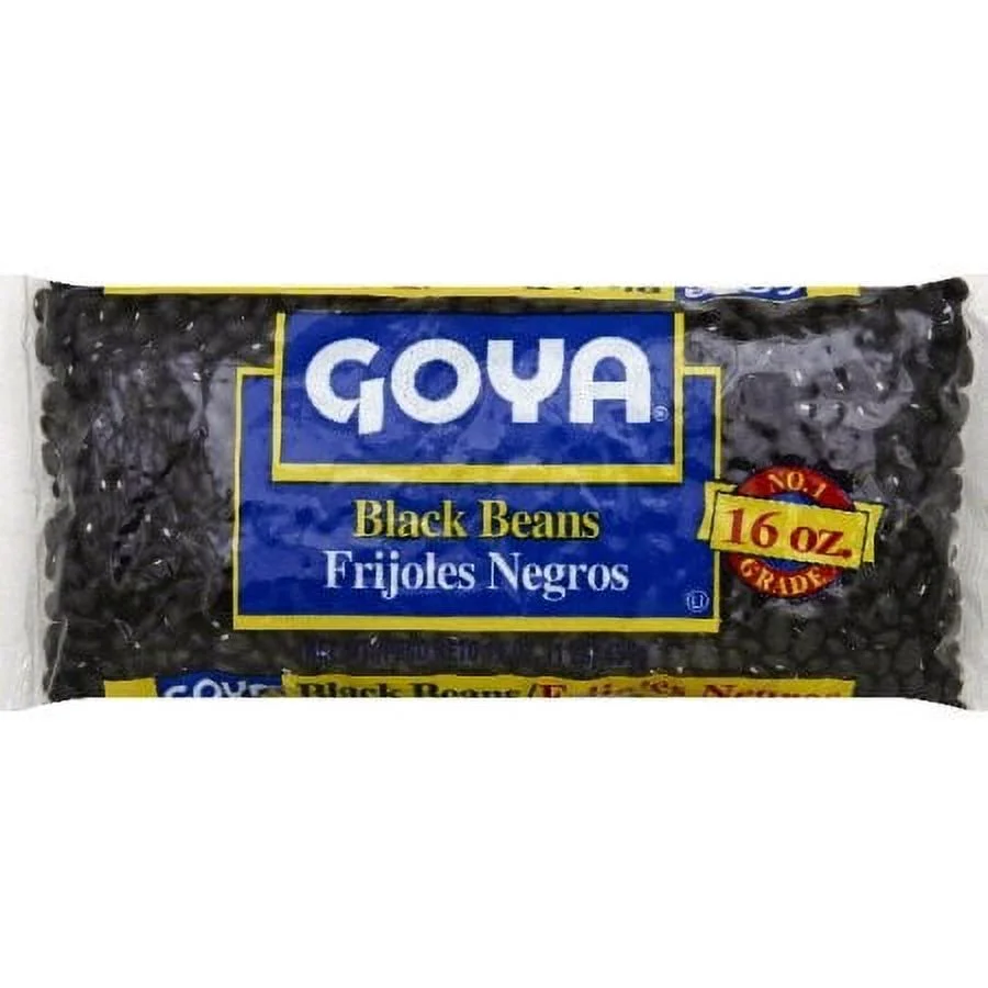 Goya No. 1 Grade Black Beans, 16 oz Bag