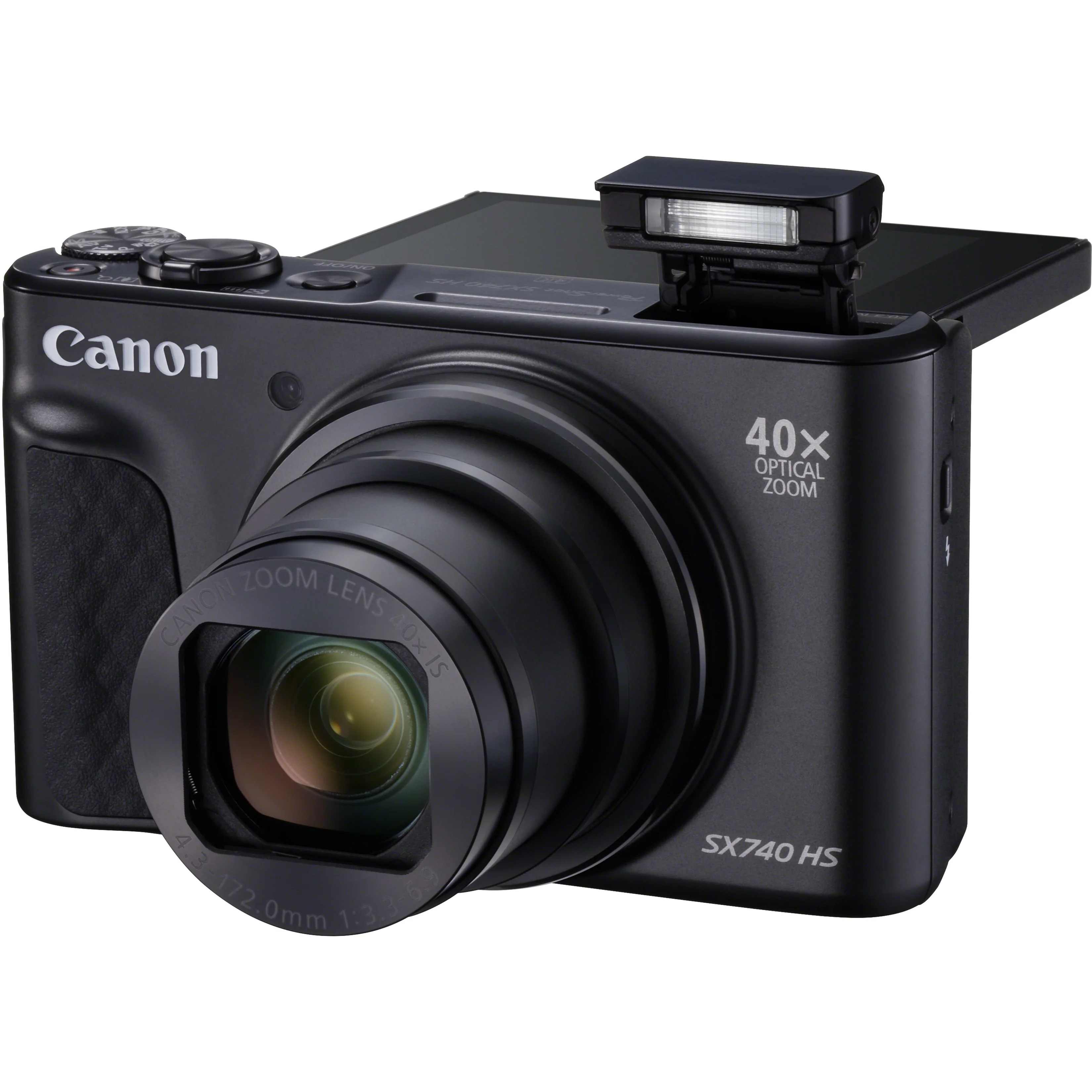 Canon PowerShot SX740 HS 20.3 Megapixel Compact Camera, Black
