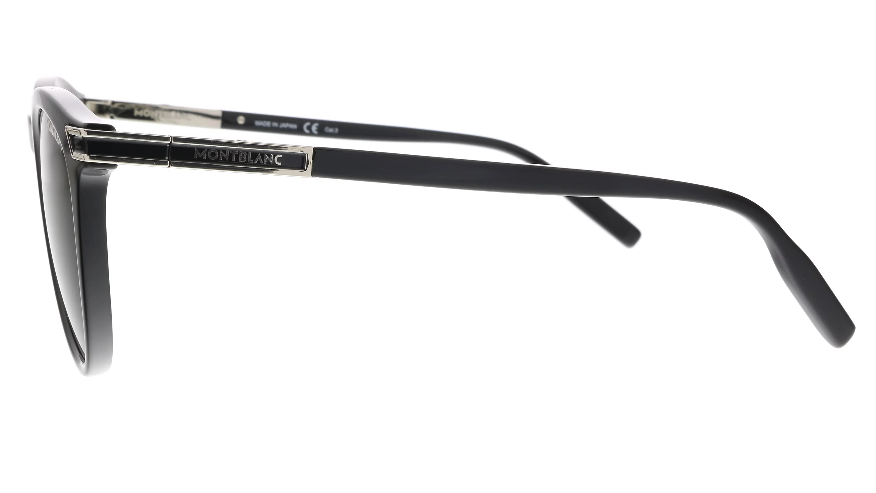 Sunglasses Montblanc MB 0041 S- 001 Black/Grey Silver