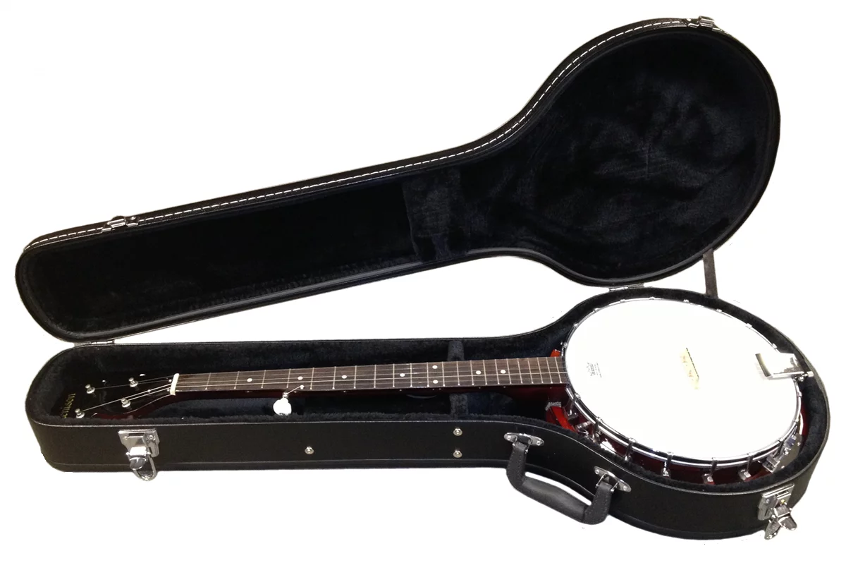 5-String Banjo - in Hard Case Remo Head 38