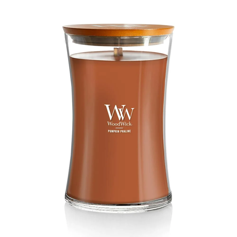 WoodWick® Large Hourglass Candle, Pumpkin Praline, 22 oz.