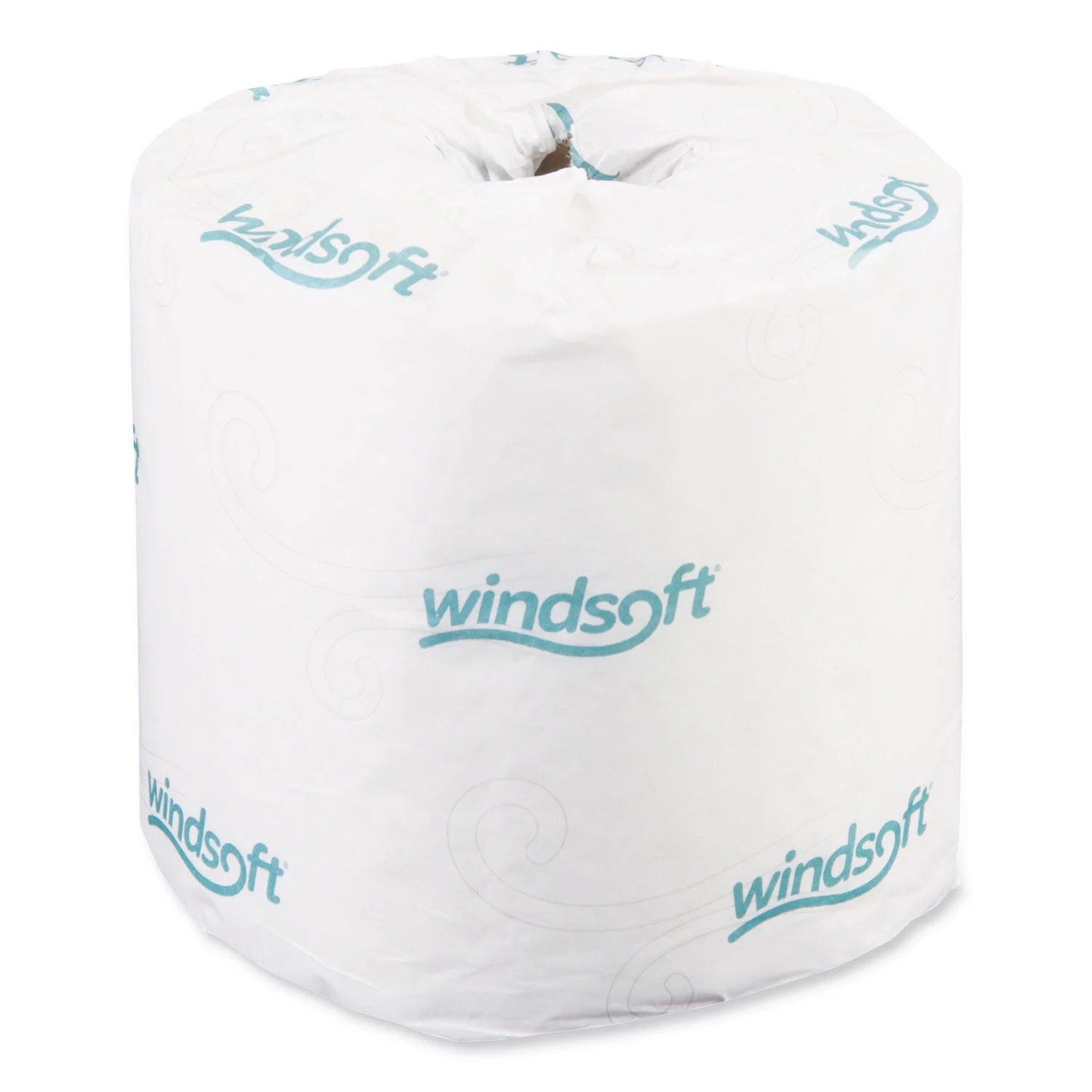 Windsoft Bath Tissue Septic Safe, Individually Wrapped Rolls, 2-Ply, White, 400 Sheets/Roll, 24 Rolls/Carton