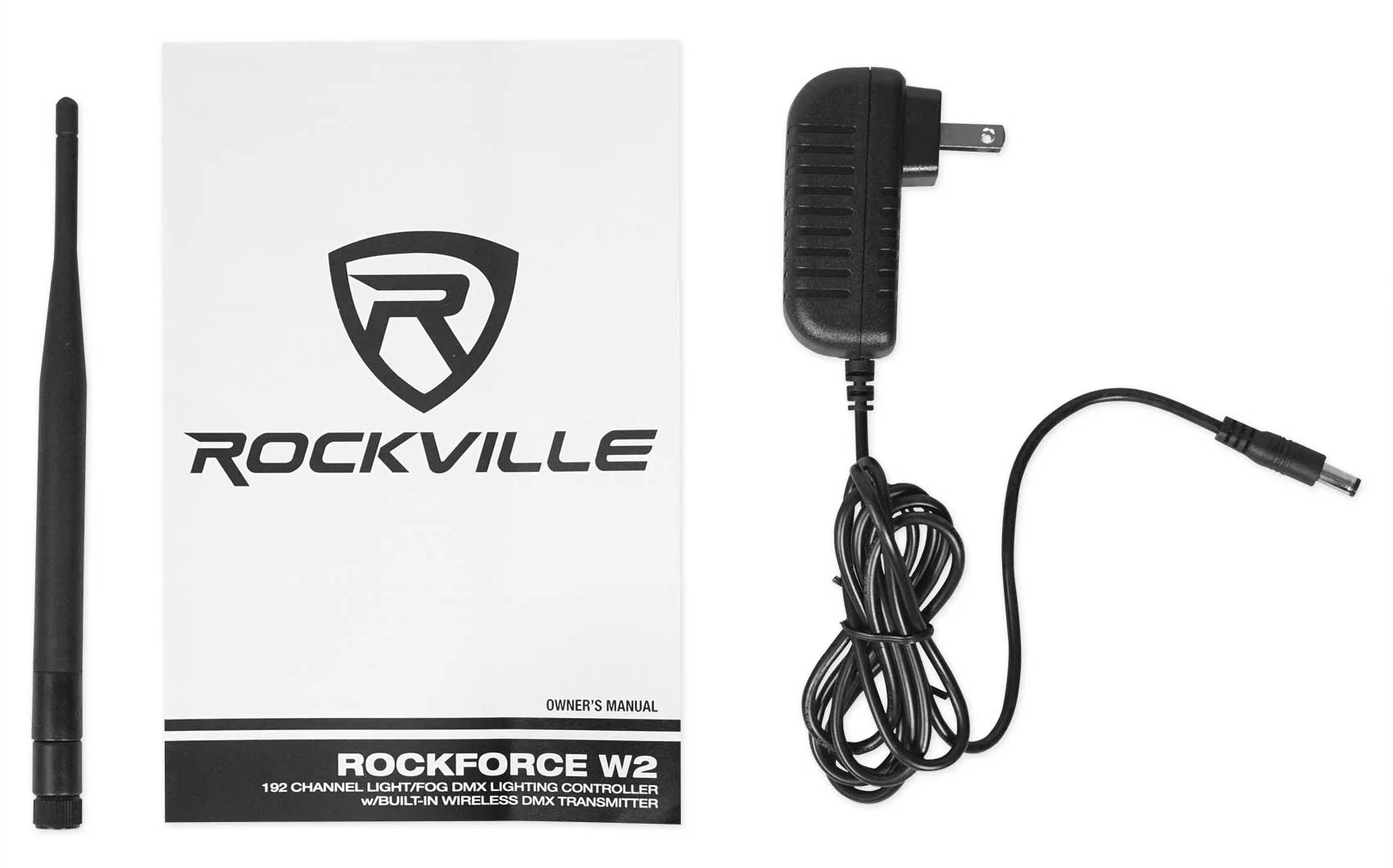 (10) Rockville MINI RF3 RGBWA+UV DMX DJ/Party Wash Lights+DMX Controller+Bags