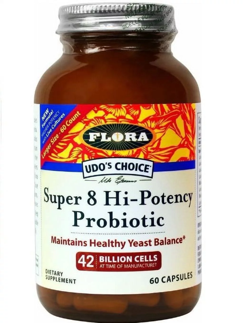 Udo's Choice - Super 8 Probiotic Capsules - 60 count