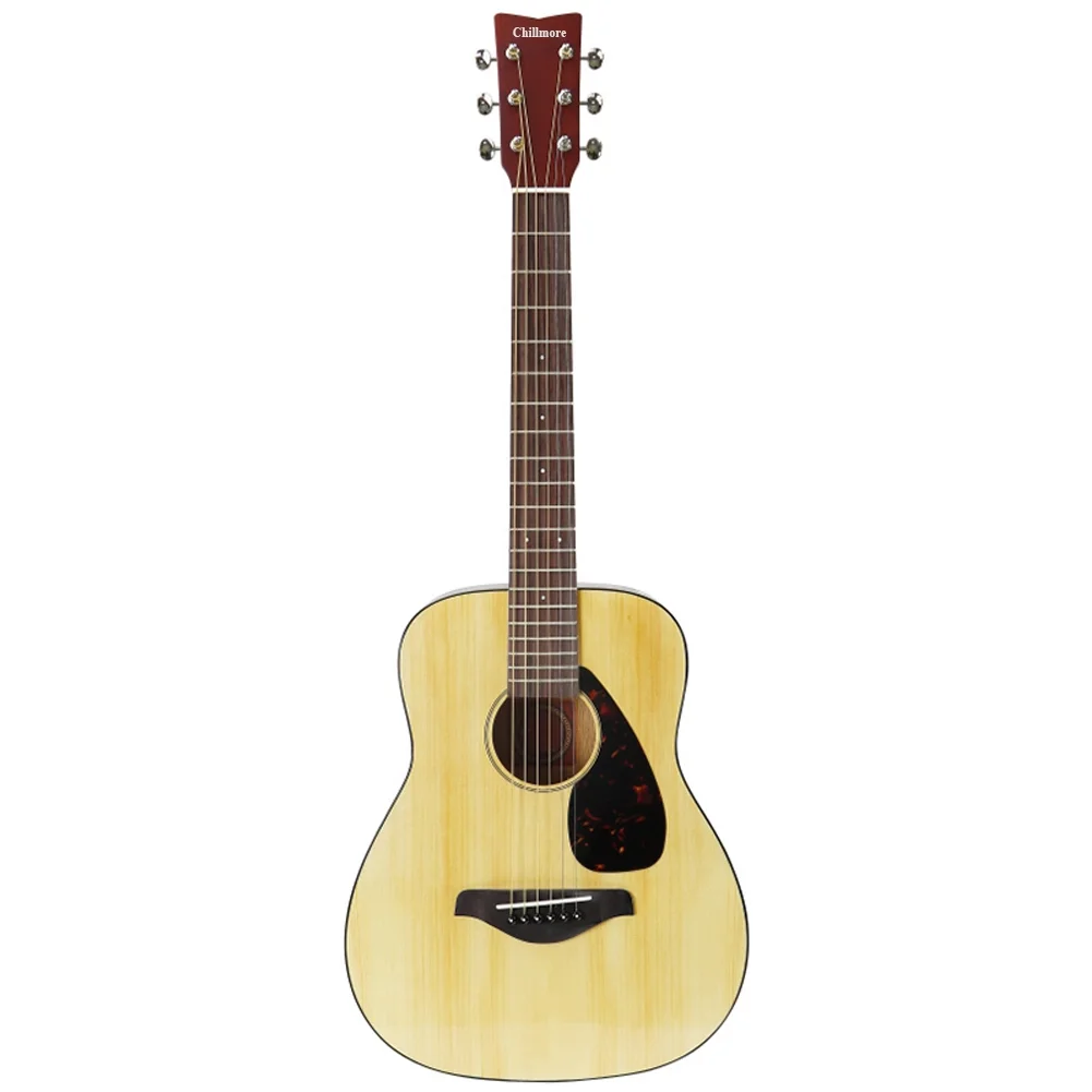 Chillmore Guitars,Professional Full Size Cutaway Folk Guitarra, 6 String Linden Wood Traditional Style Guitar