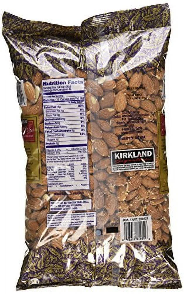 Kirkland Signature Supreme Whole Almonds, 3 Pound