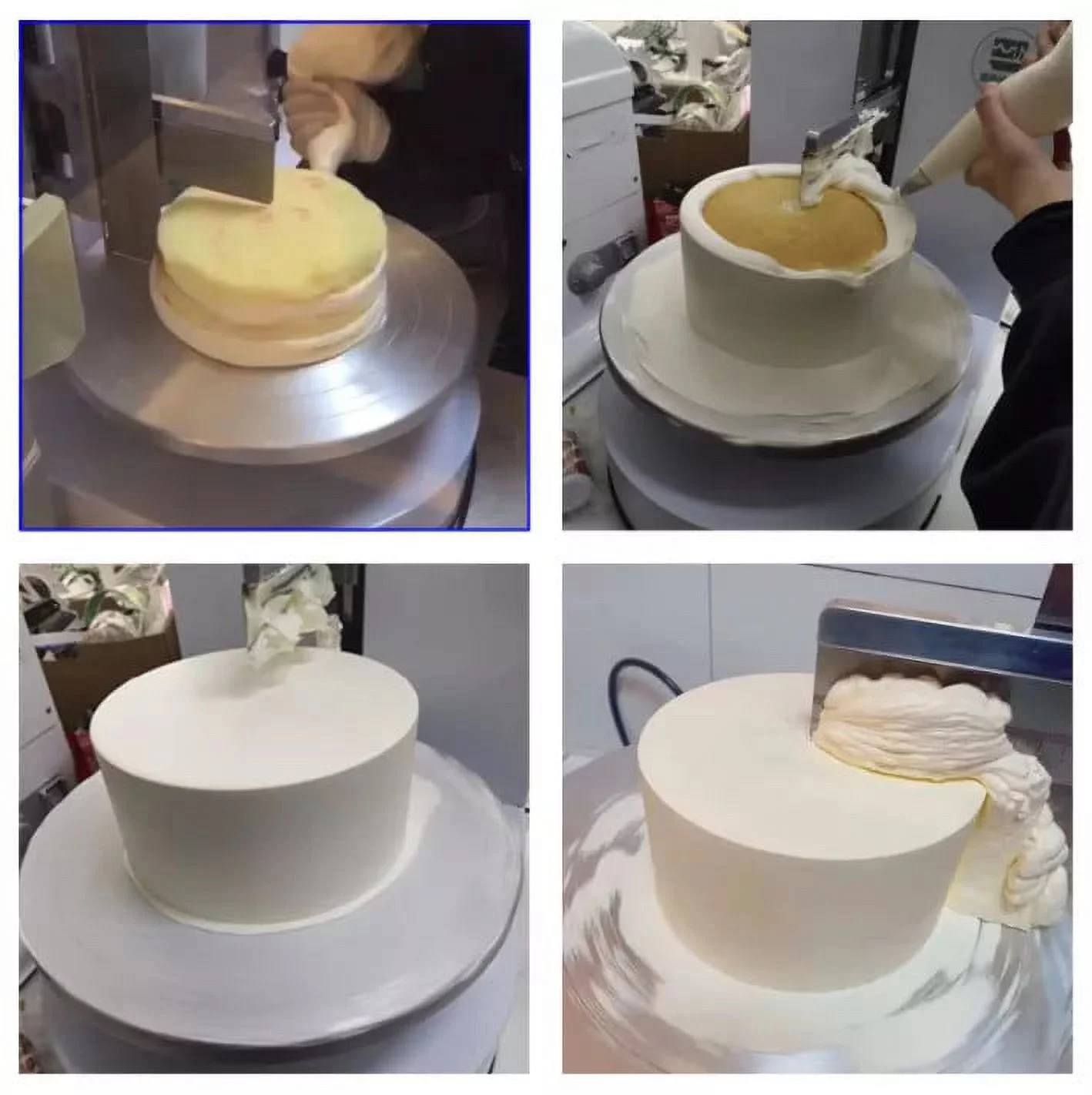 cake frosting machine cake cream spreading icing equipment