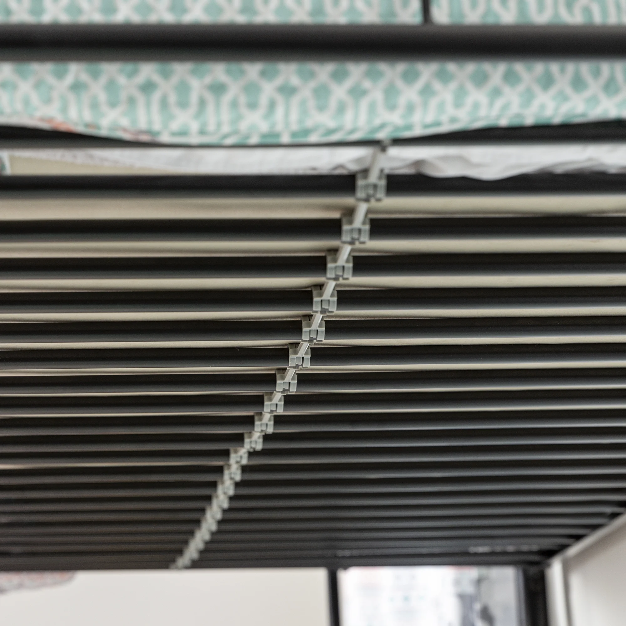 Walker Edison Premium Twin Over Full Metal Bunk Bed, Black