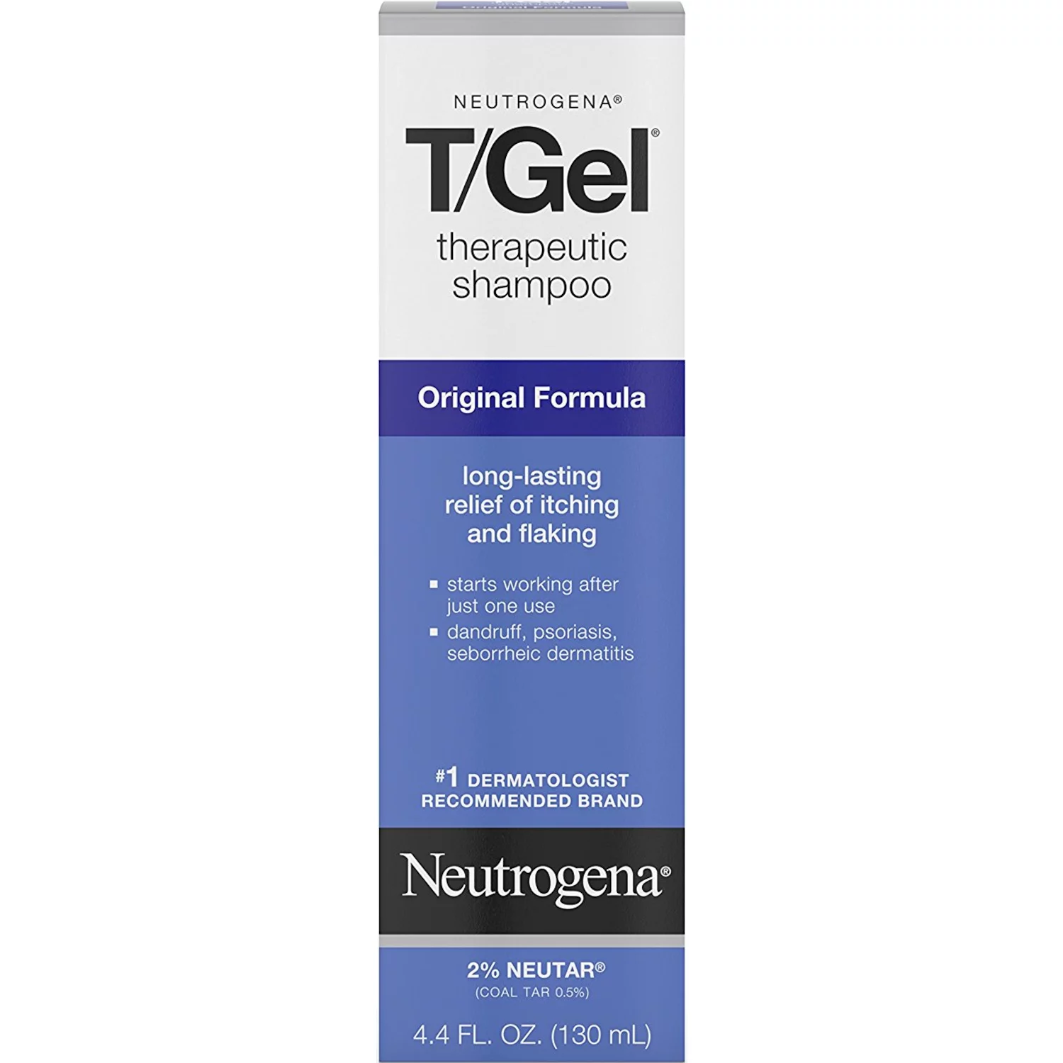 4 Pack - Neutrogena T/Gel Therapeutic Shampoo Original Formula 4.40oz Each