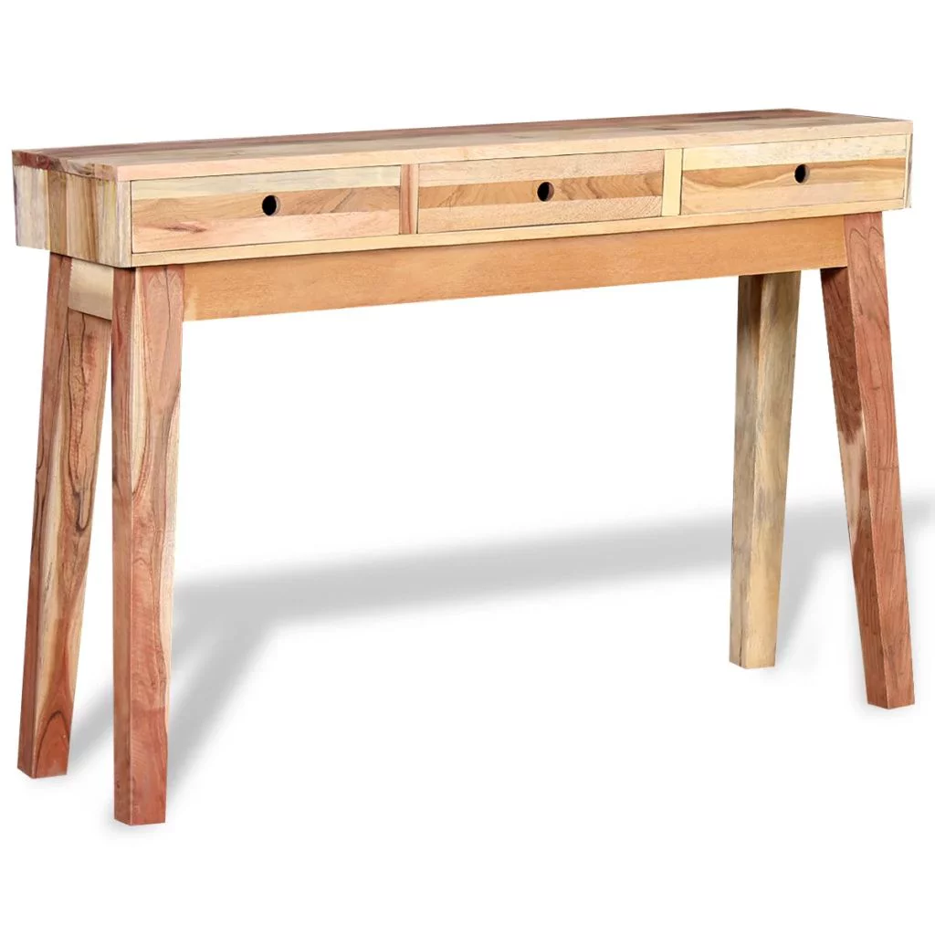 Andoer Console Table Solid Reclaimed Wood