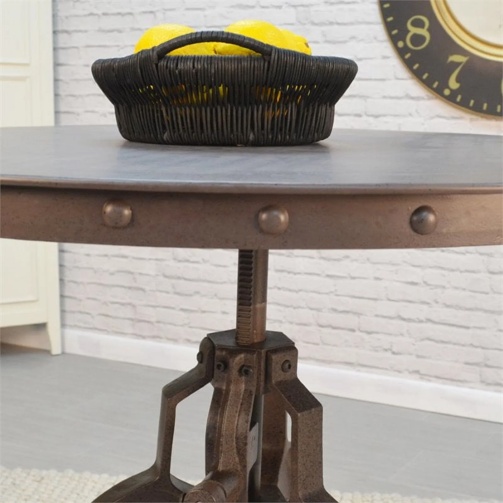 Carolina Classics Mundra Adjustable Crank Table Industrial