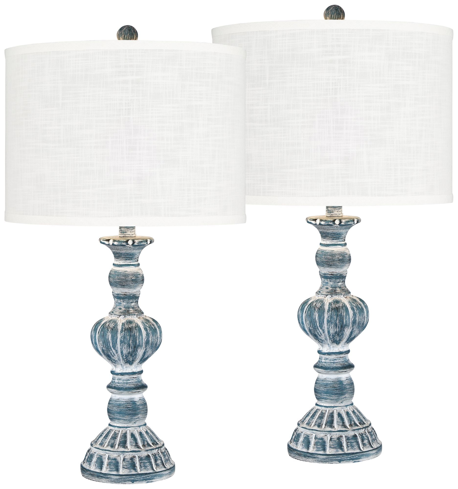 Regency Hill Tanya Rustic Traditional Table Lamps 26 1/2