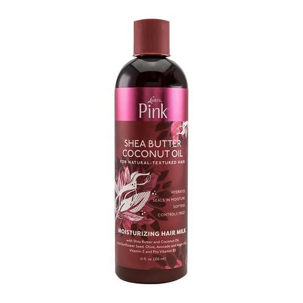 Luster Pink Shea Butter Coconut Oil Moisturizing Hair Milk, 12 Oz