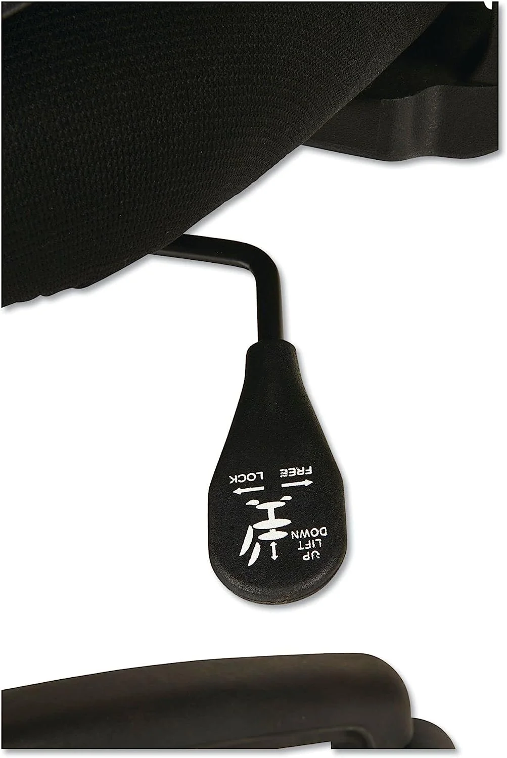 TJUNBOLIFE ALEELT4214F Elusion II Series Mid-Back Swivel/Tilt Mesh Chair with Adjustable Arms - Black