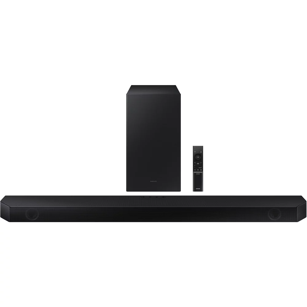 Samsung QN65S95BA 65 inch 4K Quantum HDR OLED Smart TV Bundle with Samsung HW-Q600B 3.1.2ch Soundbar, Tech Smart USA Audio Entertainment Essentials Bundle & 2 Year Extended Warranty