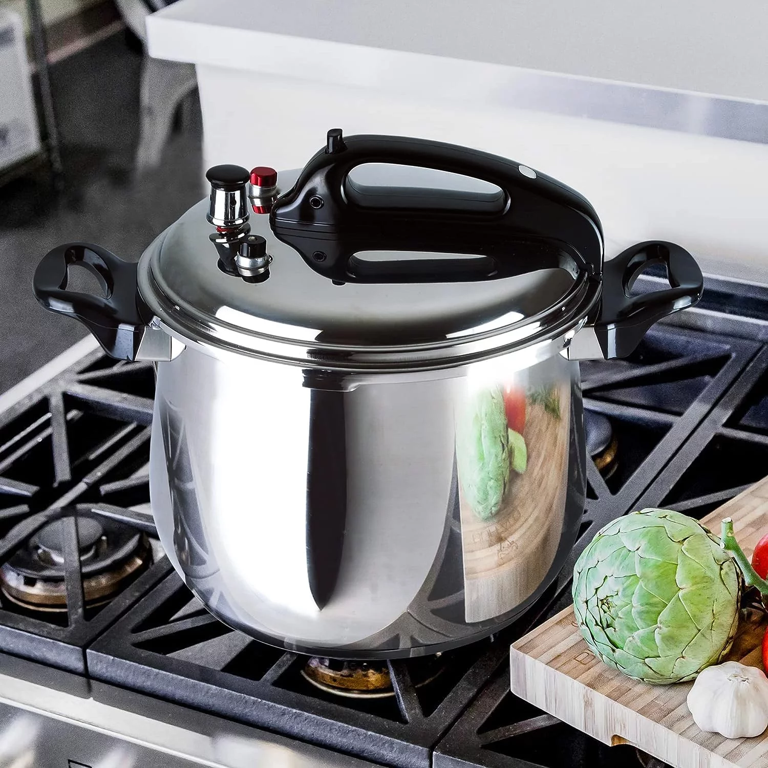 5.3-Quart Pressure Cooker, 5-Liter Capacity. Olla De Presion.
