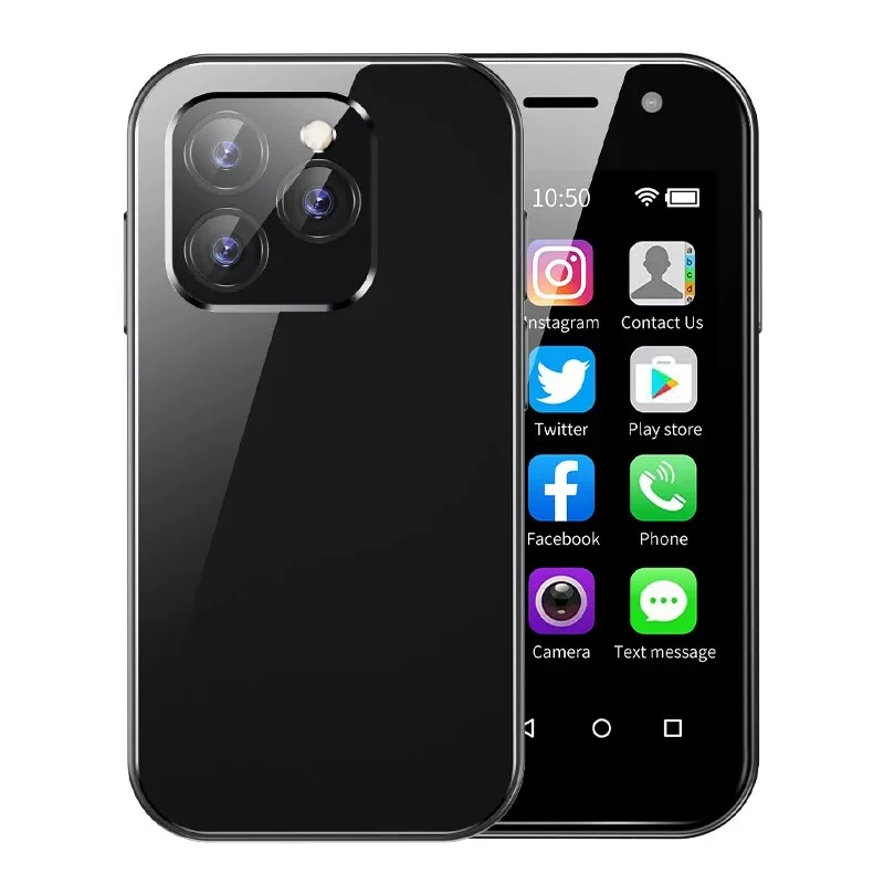 SOYES XS14 Pro 3.0 Inch 4G Mini Smartphone Android 9 Dual SIM Face ID Dual Camera WIFI Bluetooth FM Hotspot GPS OTG Mobile Phone