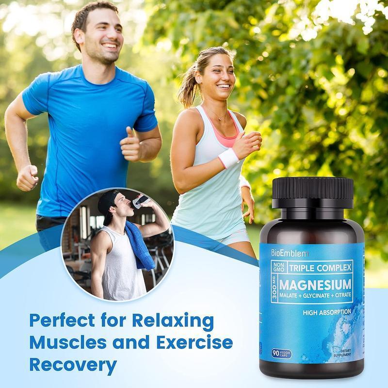 BioEmblem Triple Magnesium Complex - 300mg (180 Capsules)