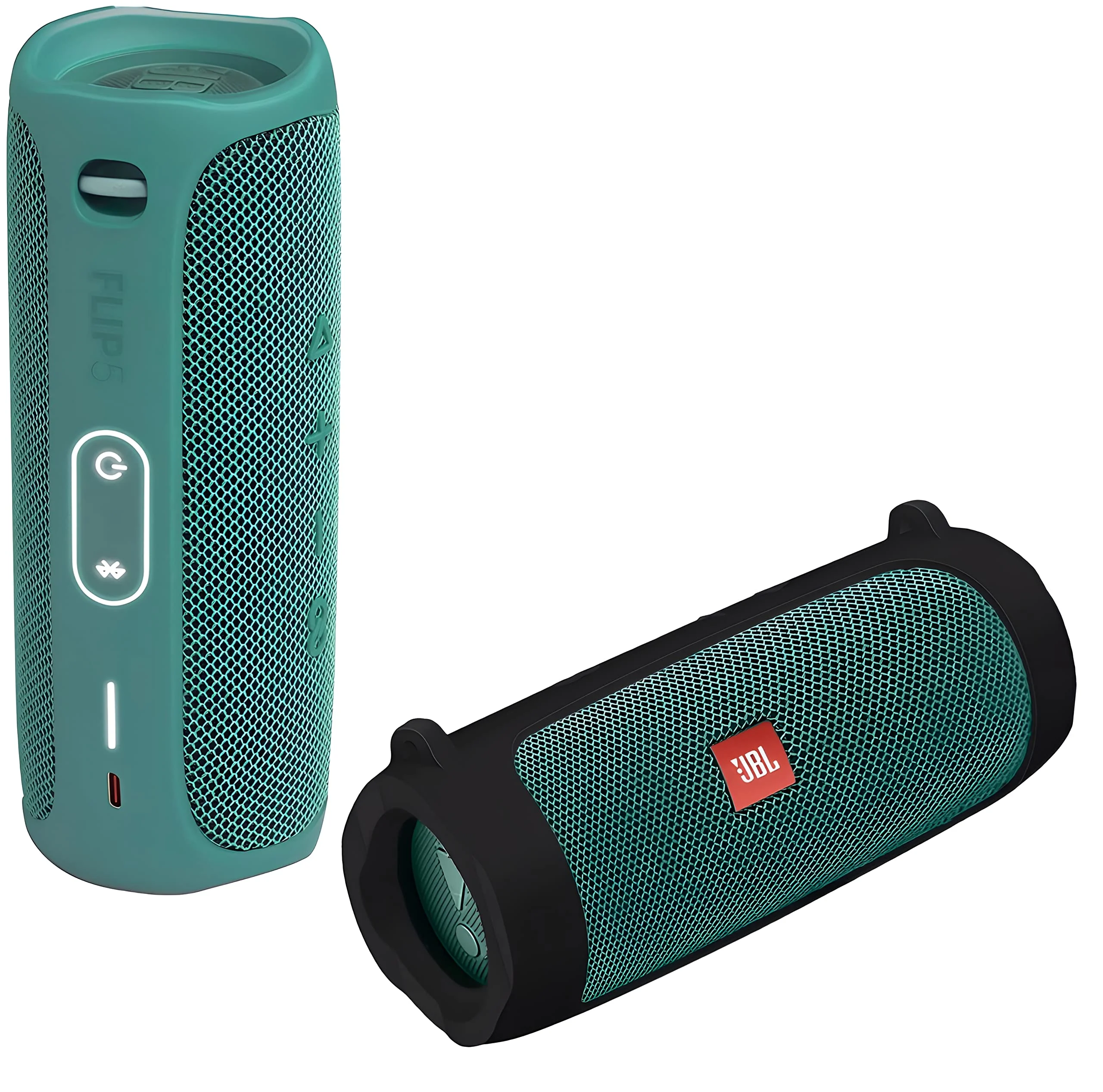 JBL Flip 5 Waterproof Portable Wireless Bluetooth Speaker Bundle with Deluxe CCI Silicone Protective Carrying Sleeve (Pink)