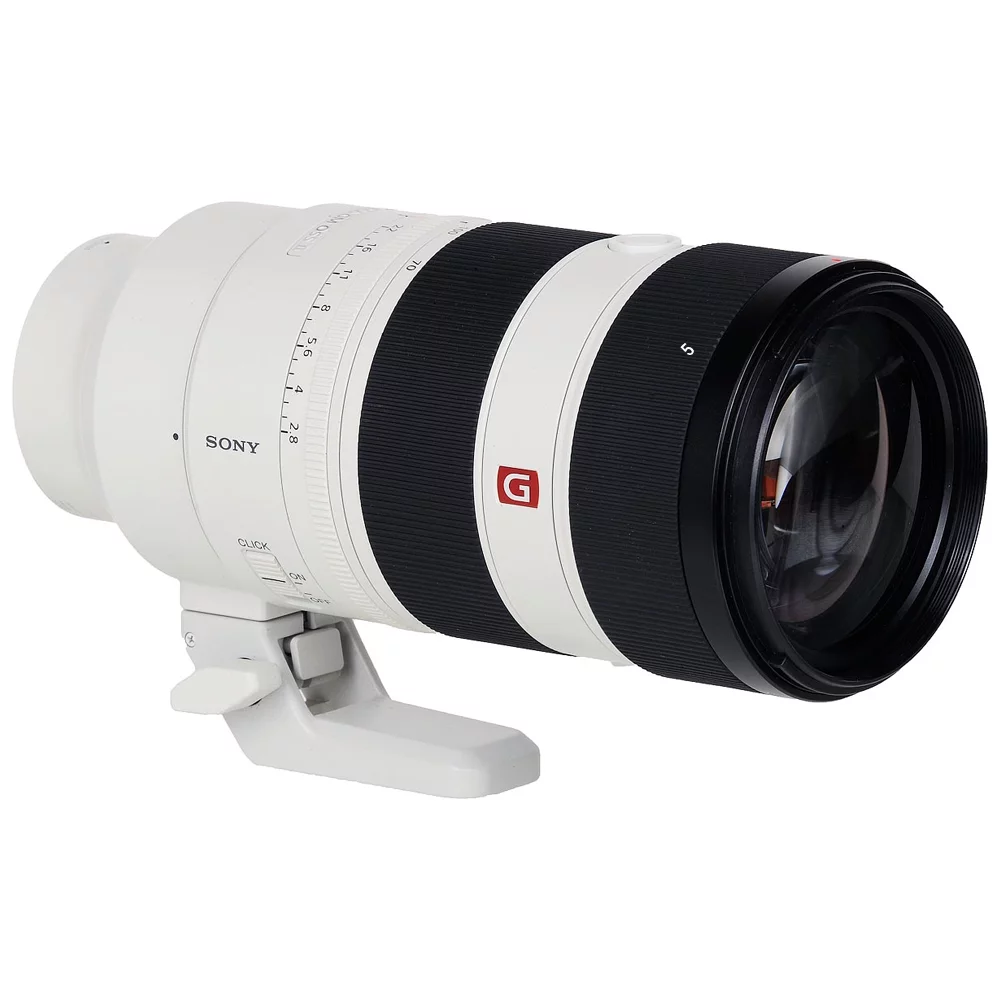 Sony FE 70-200mm f/2.8 GM OSS II Lens + Slave Flash + MACRO, UV-CPL-FLD - 64GB Accessory Bundle