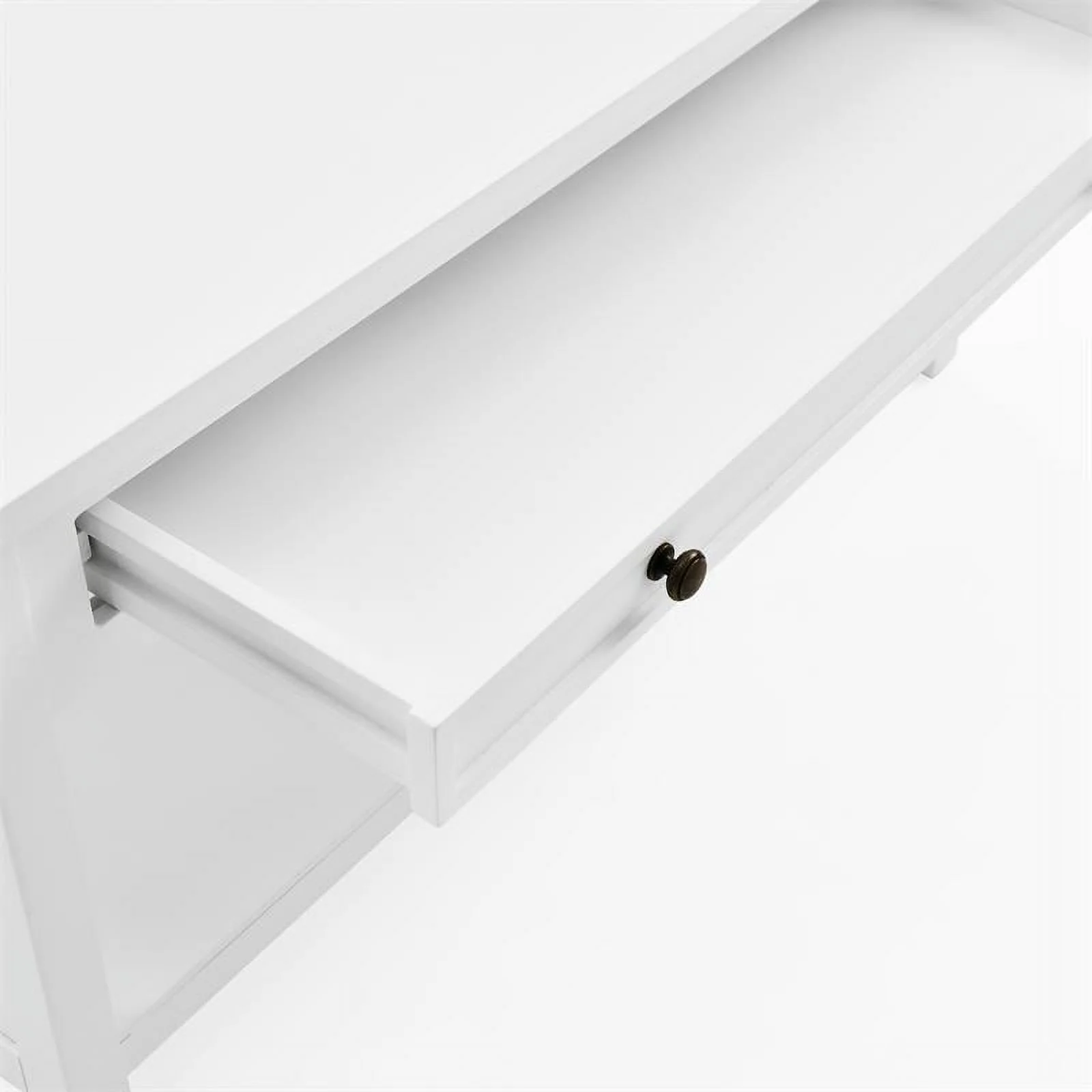 Coventry Wood Coffee Table with Drawer/End Table and Console Table - White