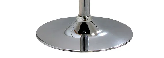 AmeriHome Adjustable Bar Height Table with Black Finish Wood Top