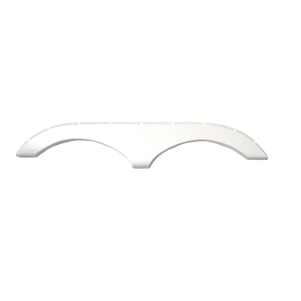 Icon 01624 Tandem Axle Fender Skirt FS770 for Pilgrim - Polar White