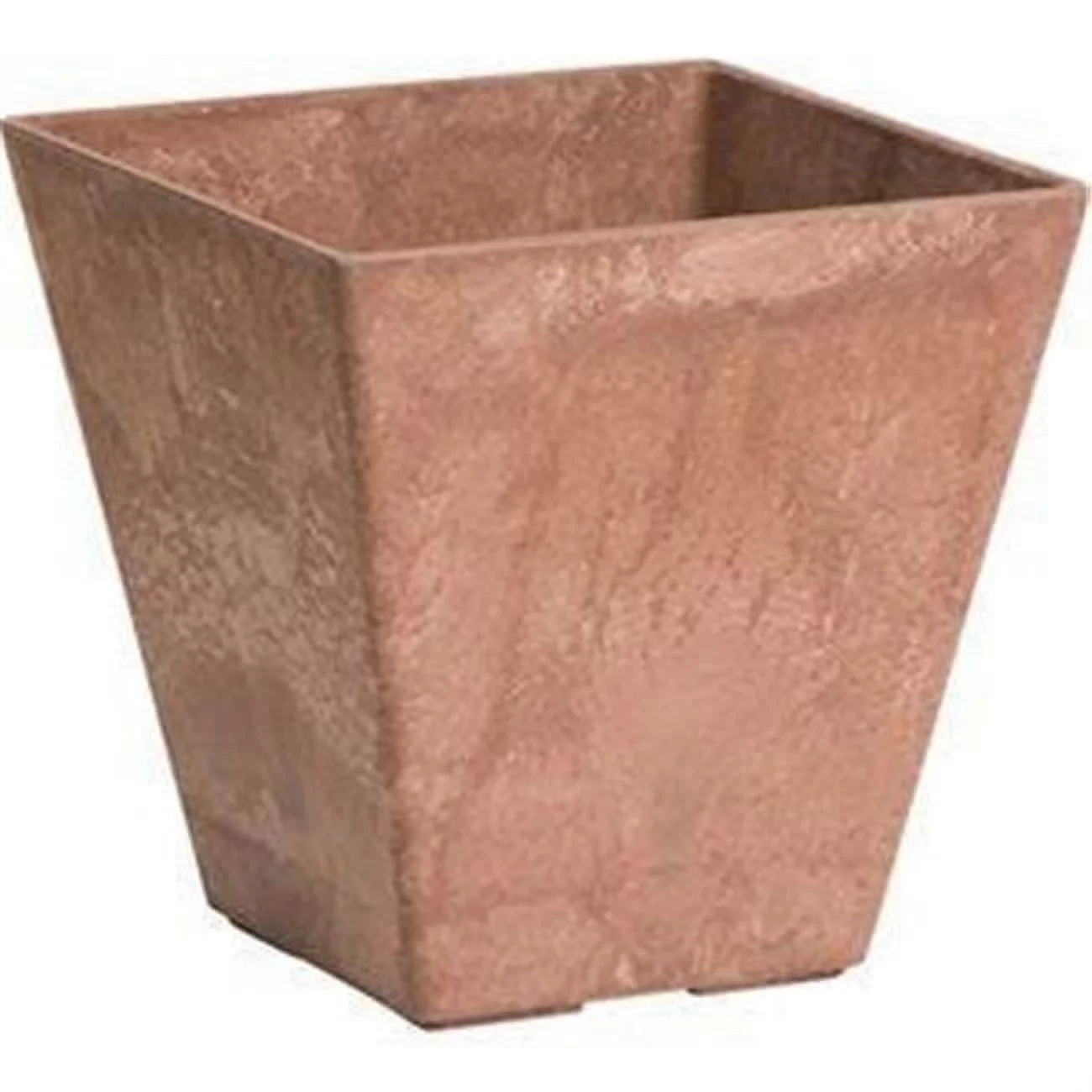 Novelty 35089 ArtStone Ella Water-Minder Planter, Plastic, Rust Square, 8 In. Sq. - Quantity 1