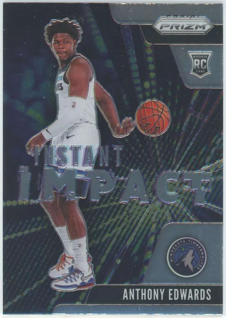 NBA 2020-21 Panini Prizm Instant Impact Anthony Edwards #1 (Rookie)