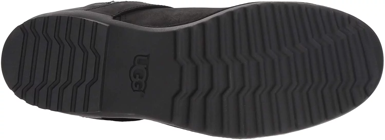 UGG Katelyn Leather Tall Block Brown Riding Boots 8M