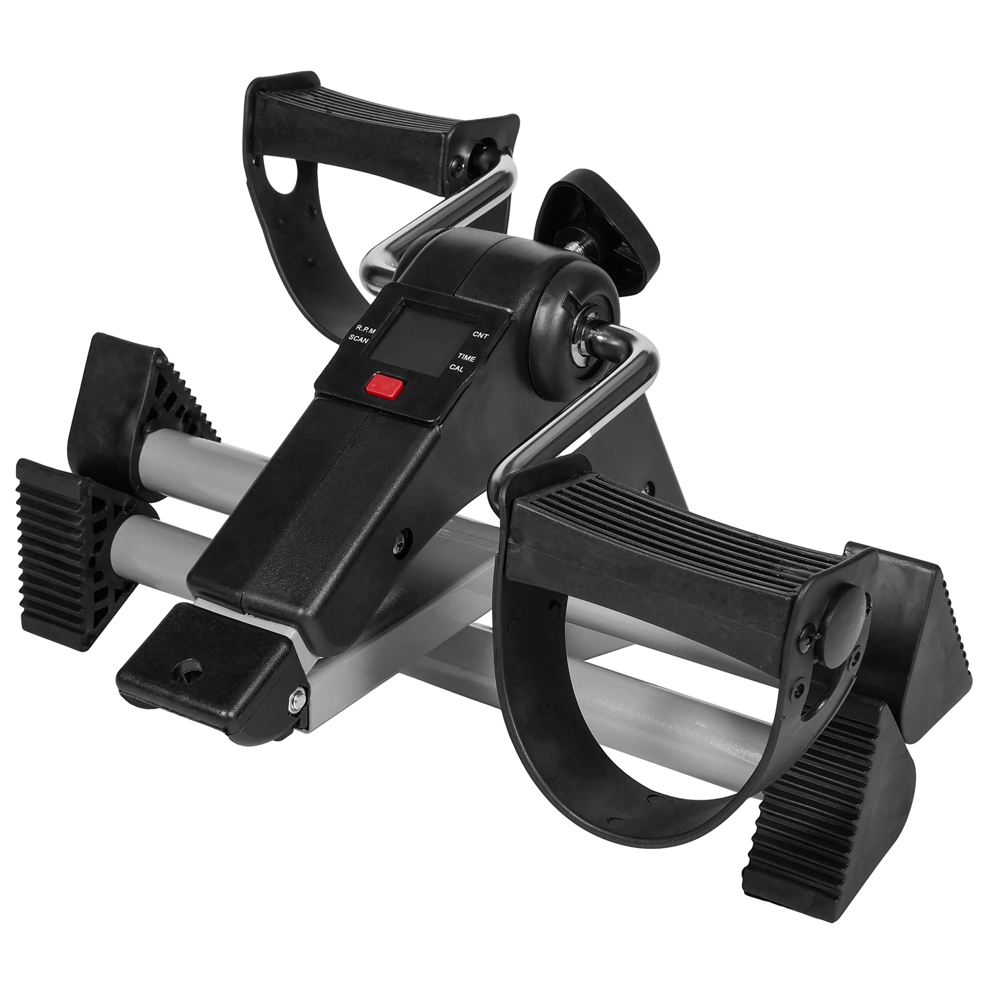 Portable Mini Exercise Bike Foldable Under Desk Bike Folding Portable Exercise Peddler Foot Peddler Desk Bike Portable Mini Exercise Bike  Folding Pedal Exerciser with LCD Screen Display