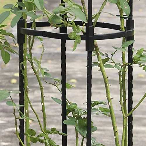 2 Pcs Garden Obelisk Trellis for Climbing Plants Outdoor,150cm Tall Plant Support Cage,Tower Obelisk Plant Support Indoor Potted Plant,Plant Trellis for Climbing Vines,Tomato,Flower,Vegetable,Rose