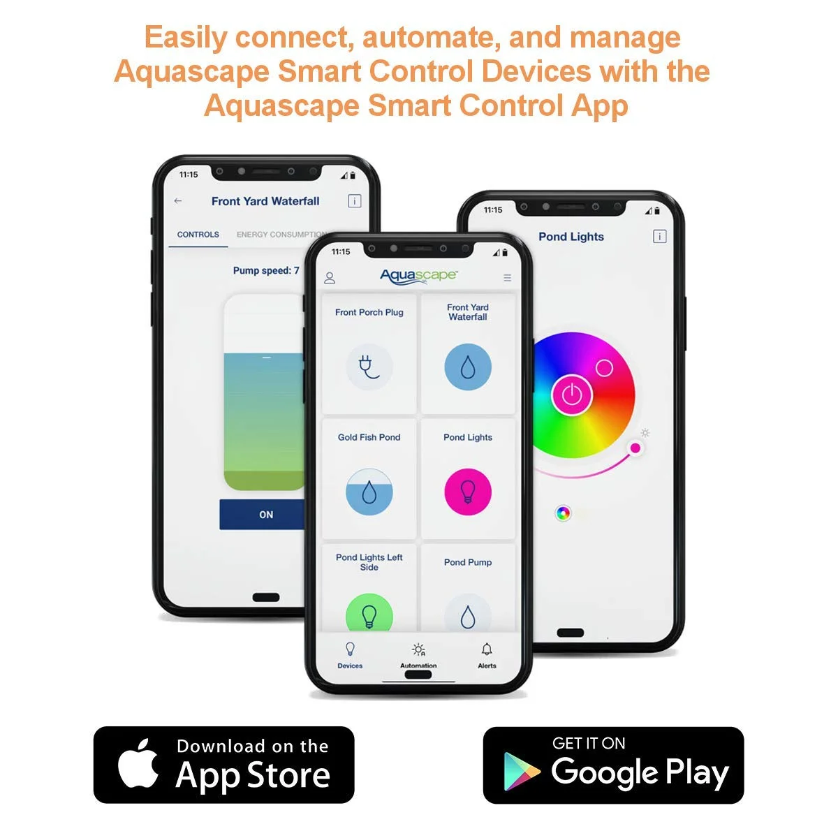 Aquascape Large Pondless Waterfall Kit 26-feet Stream with SLD 5000-9000 GPH Adjustable Flow Pond Pump | 53065