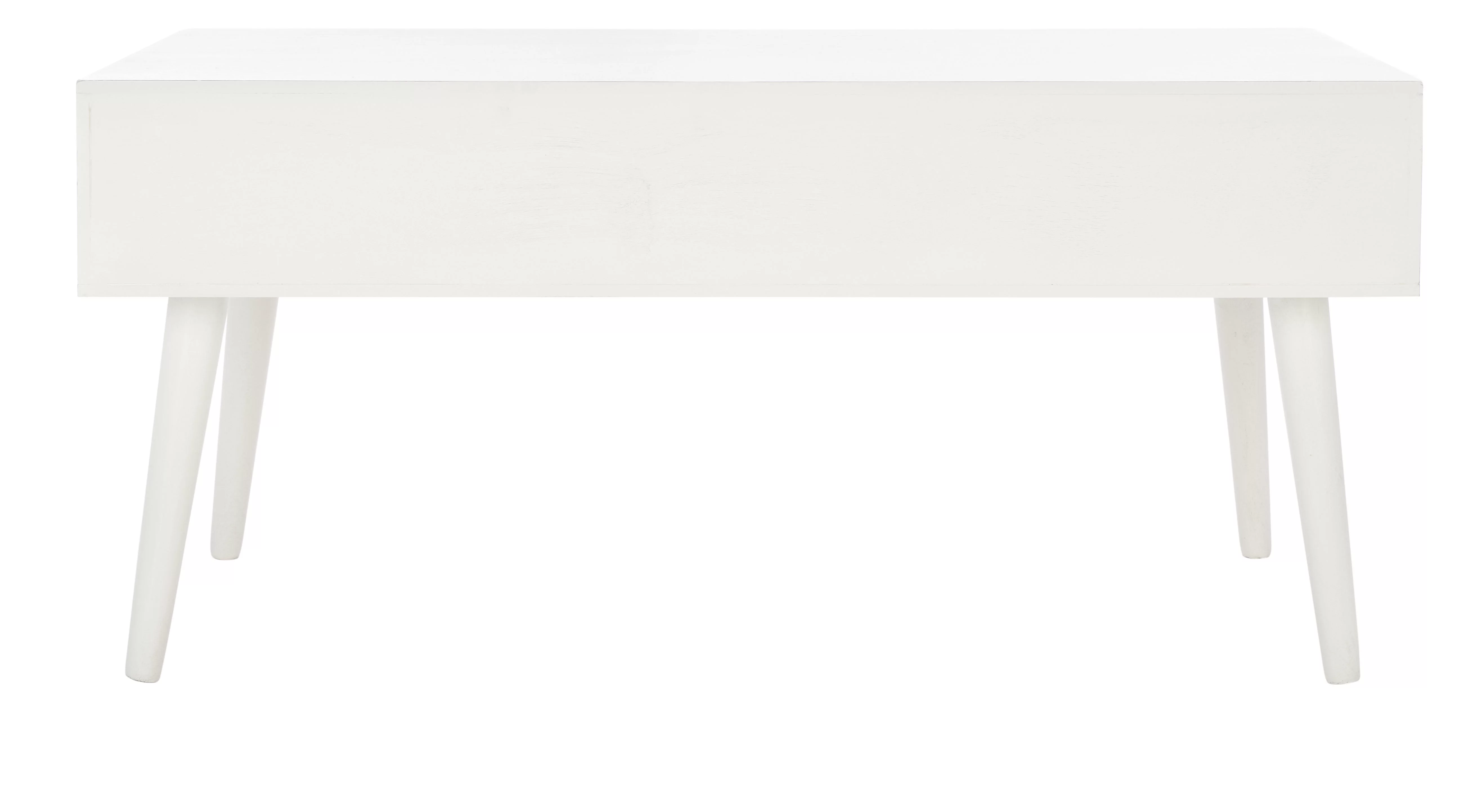 SAFAVIEH Miya Solid 2 Shelf Coffee Table Wood, Natural