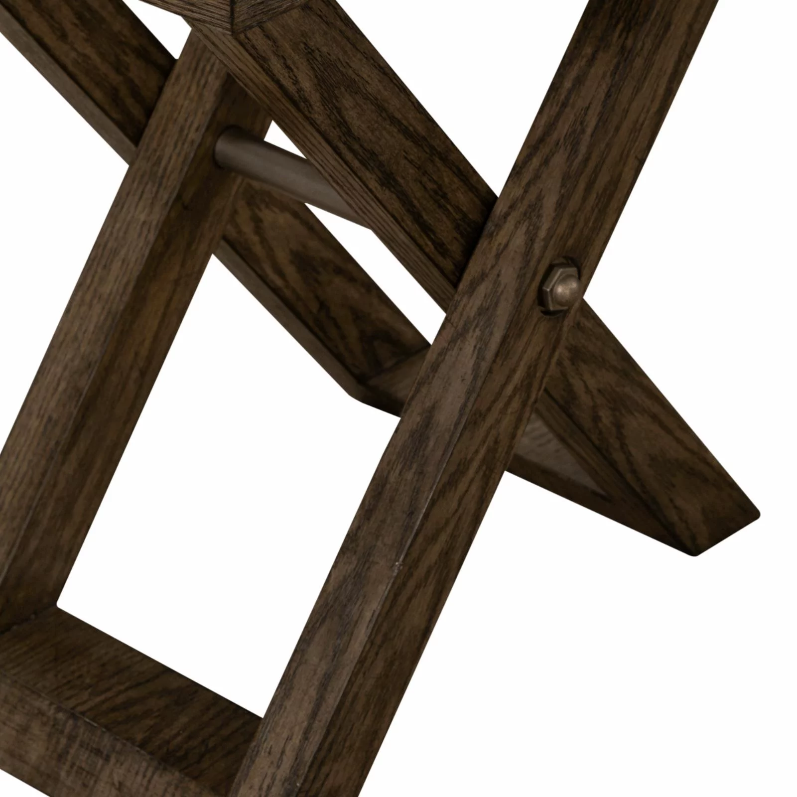 Crossroads Chairside Table - Russet Brown