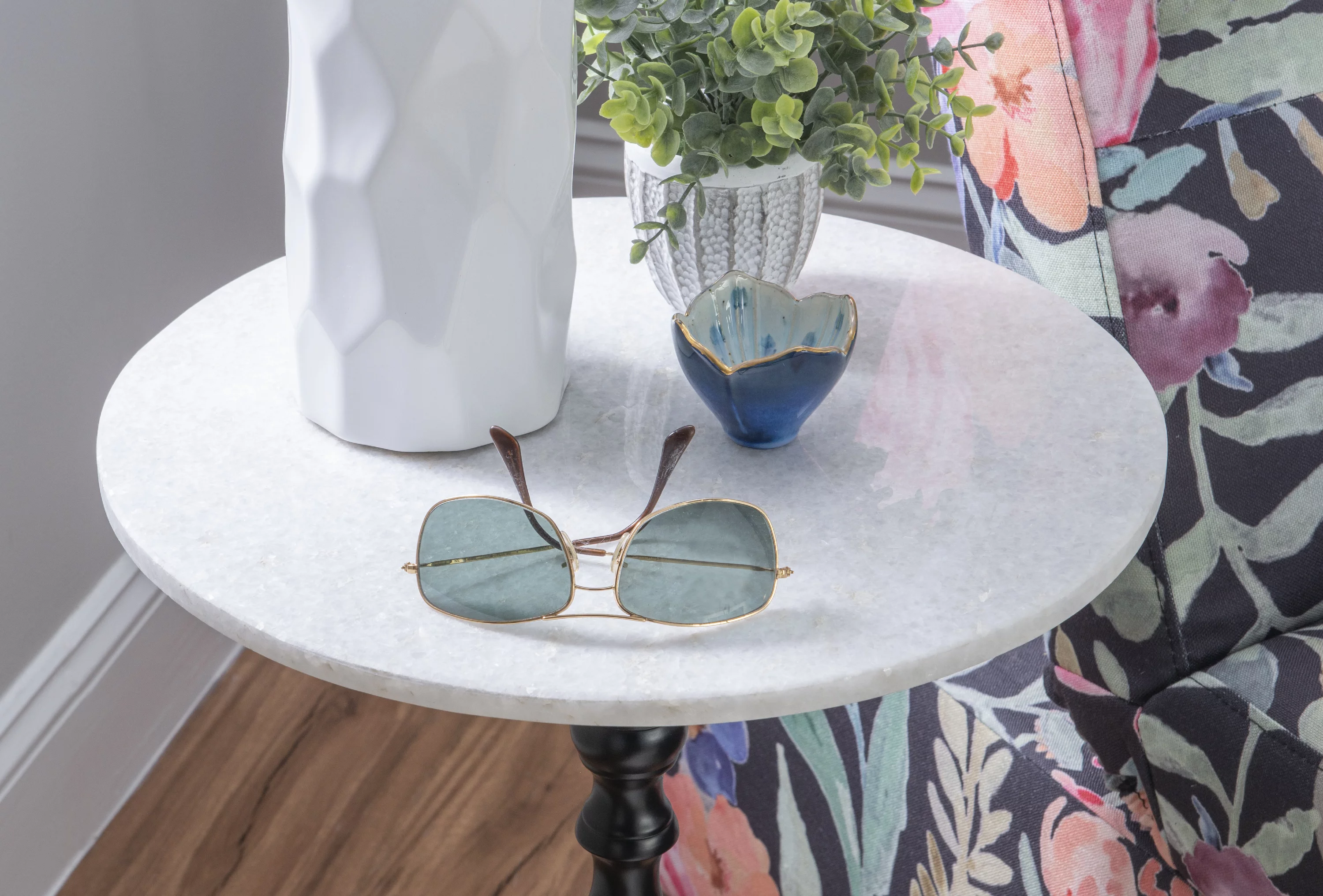 Powell Wiggins Round Side Table, 23.5