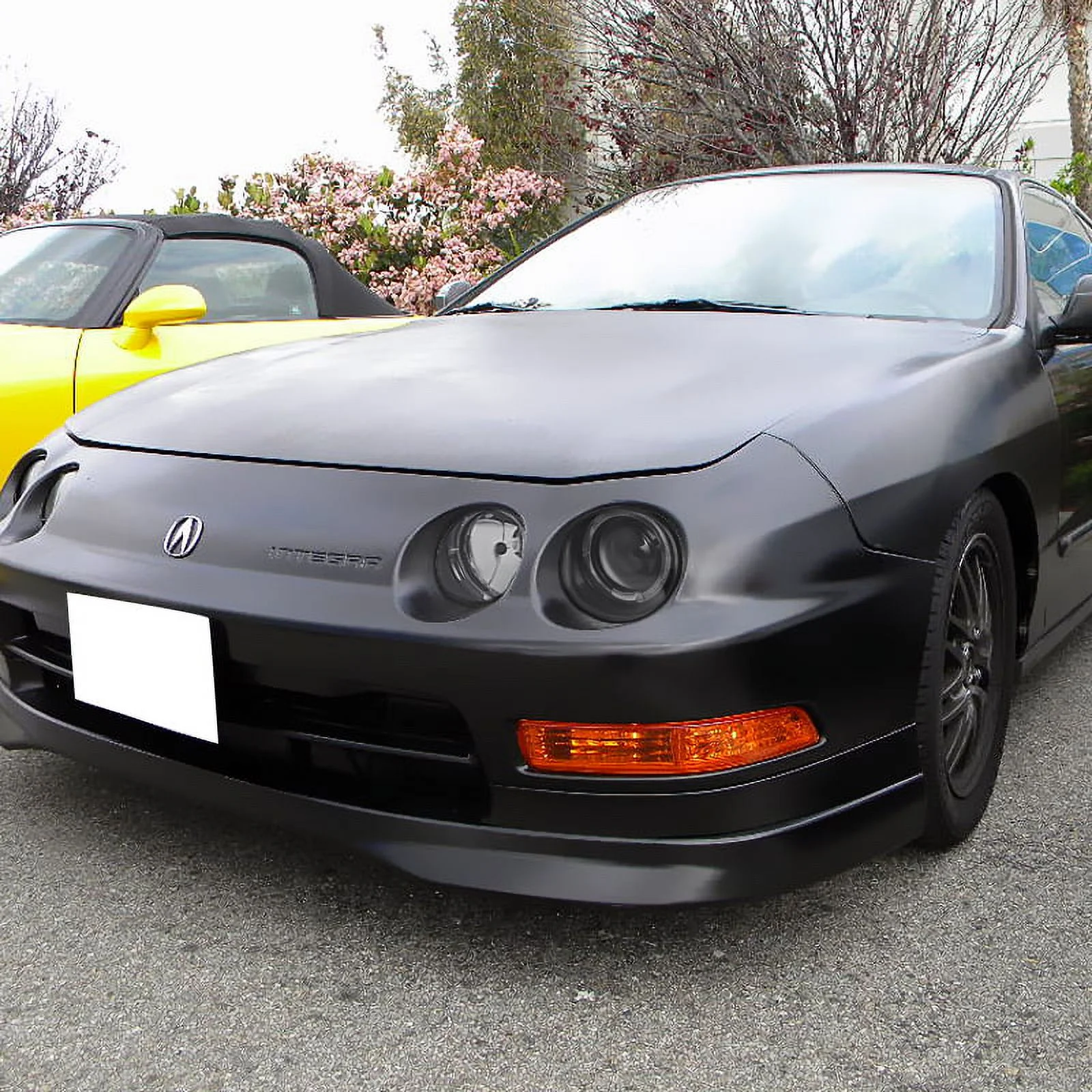 Spec-D Tuning Halo Projector Headlights Black Compatible with 1994-1997 Acura Integra 2Dr/4Dr Left + Right Pair Headlamps Assembly