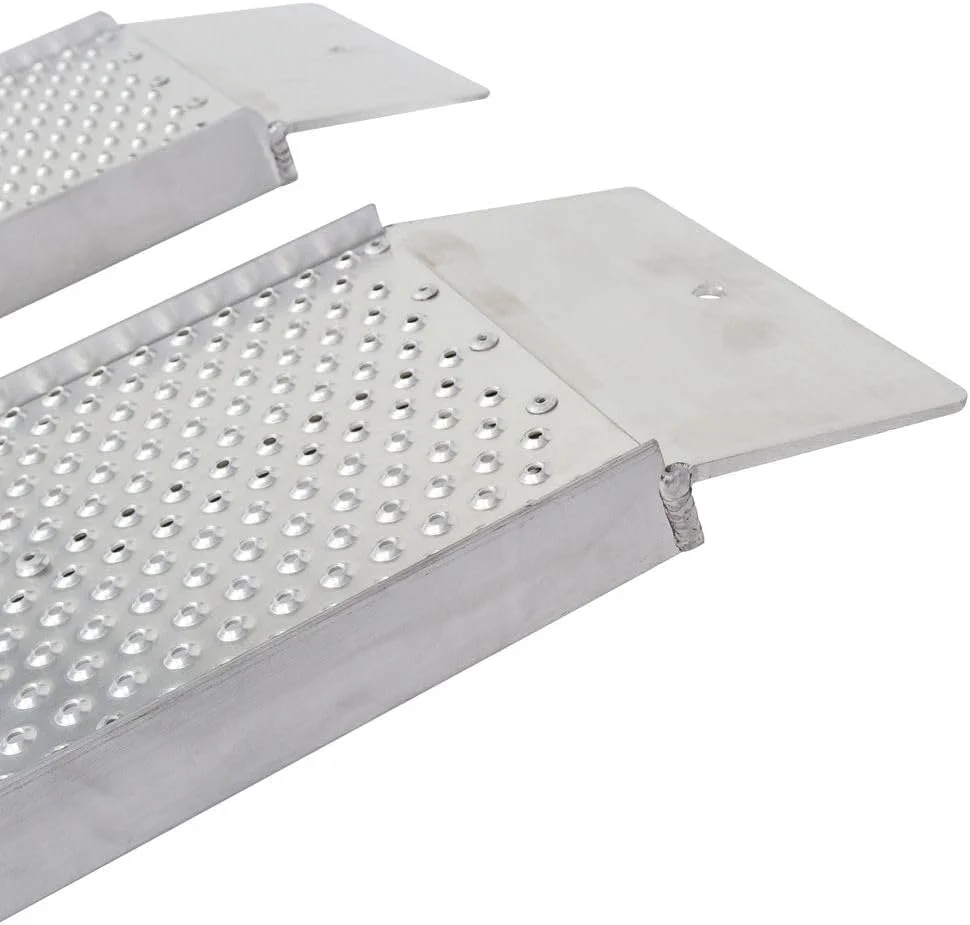 Guardian S-368-1500-P Dual Runner Shed Ramps with Punch Plate Surface - 8