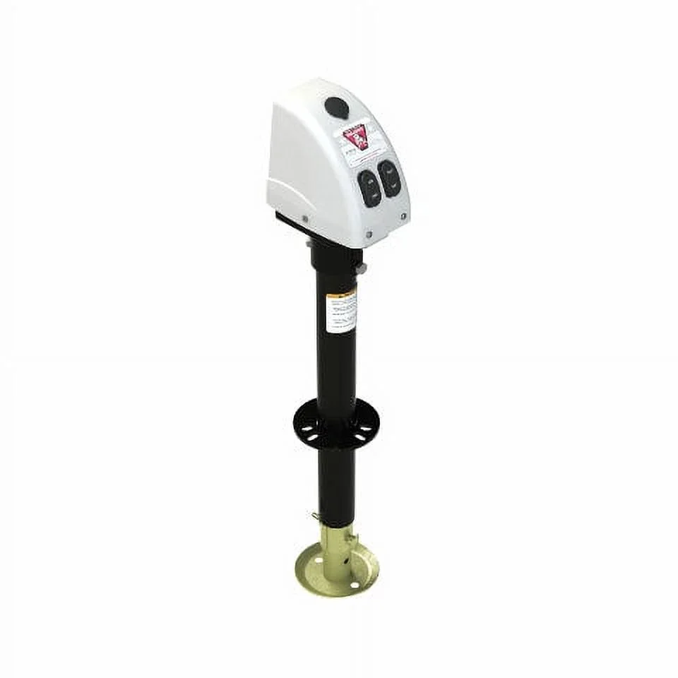BULLDOG 500188 Powered Trailer Jack, A-Frame, 3,500 lbs. Lift Capacity, Bolt-On, 14 Inch Travel