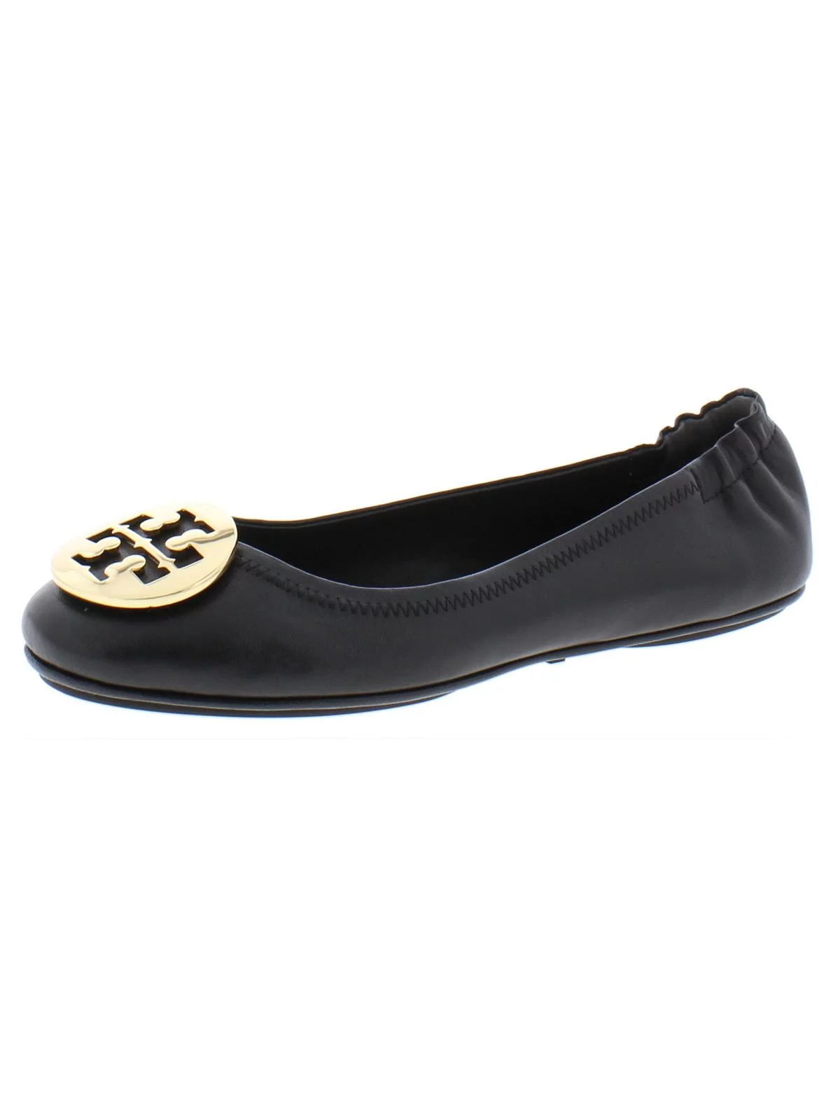 Tory Burch Women's Minnie Travel Napa Leather Slip On Round Toe Ballet Flat