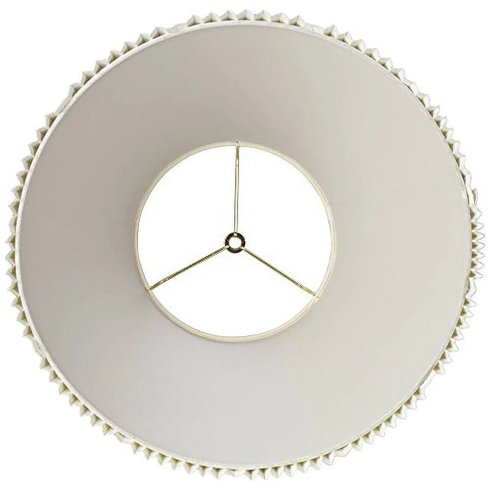 Eggshell Pleated Large Empire Lamp Shade 9