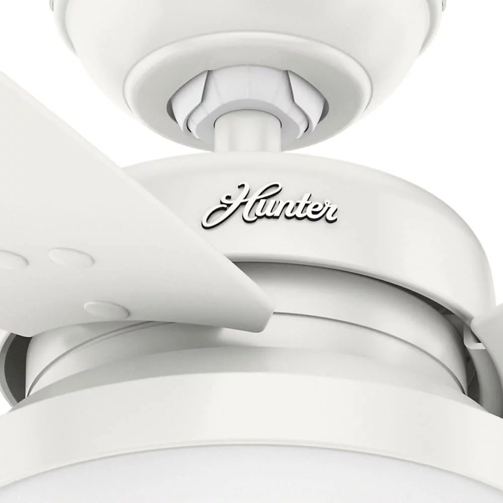 AUCHI Fan Company, 59157, 52 inch Sentinel Brushed Nickel Ceiling Fan with LED Light Kit and Handheld Remote